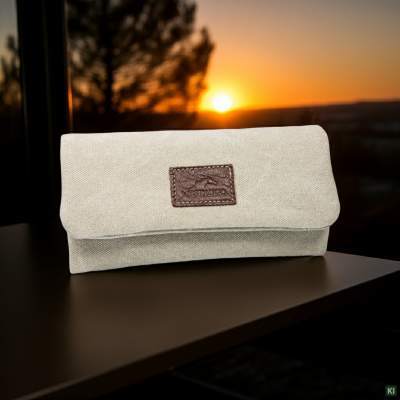 Produktbild: Mestango Canvas weiss Tabaktasche
