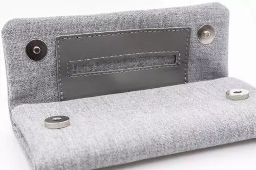 Produktbild: Mestango Dual Spirit 1015-3 grau Drehertasche vorne halb offen