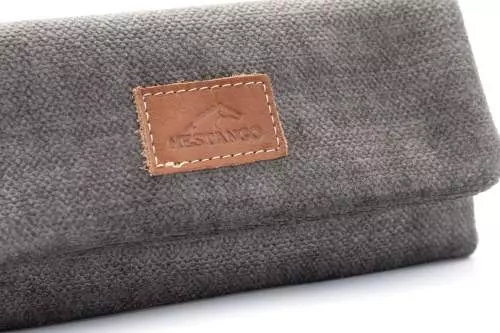 Produktbild: Mestango Terra 1014-5 grau Drehertasche vorne mit Logo