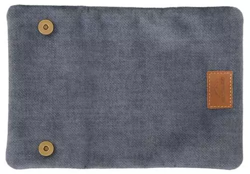 Produktbild: Mestango Terra 1014-6 jeansblau Drehertasche außen offen