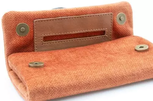 Produktbild: Mestango Terra 1014-4 orange Drehertasche vorne halb offen