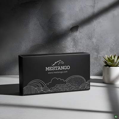 Produktbild: Mestango Verpackung schwarz modern