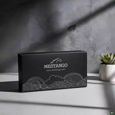 Produktbild: Mestango Verpackung schwarz modern