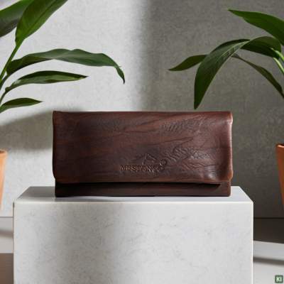 Produktbild: Mestango Waves Kalbsleder braun Tabaktasche