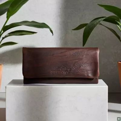 Produktbild: Mestango Waves Kalbsleder braun Tabaktasche