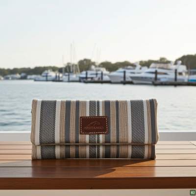 Produktbild: Mestango Yacht beige grau 1009-2 Tabaktasche