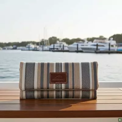 Produktbild: Mestango Yacht beige grau 1009-2 Tabaktasche