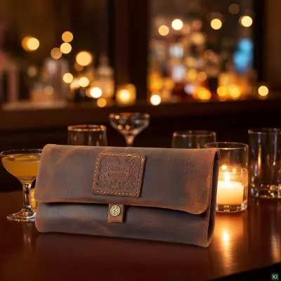 Produktbild: Kavatza Buckaroo Deluxe P 05RO Leder dunkelbraun Joint Tasche bar Szene