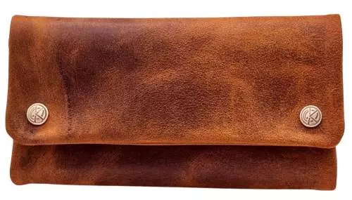 Produktbild: Original Kavatza Buckaroo Deluxe TP05CR Leder braun Tabaktasche