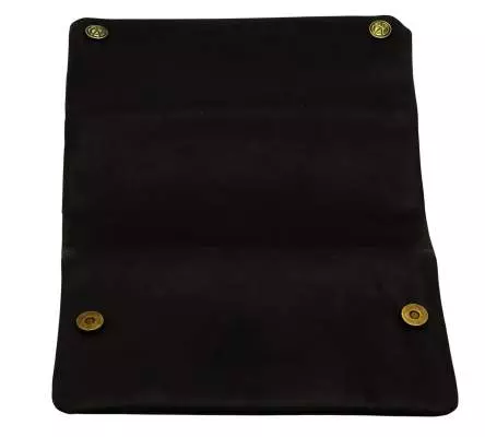 Produktbild: Original Kavatza Classic Deluxe TR01CR Leder schwarz Tabaktasche offen außen