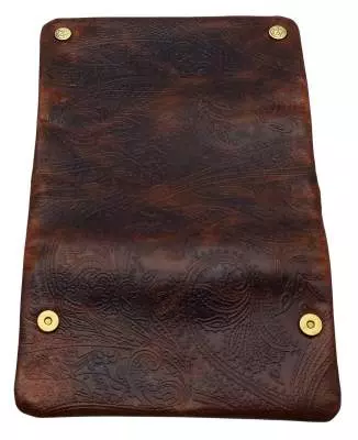 Produktbild: Original Kavatza Ethnic Deluxe TP12CR Tabaktasche offen außen