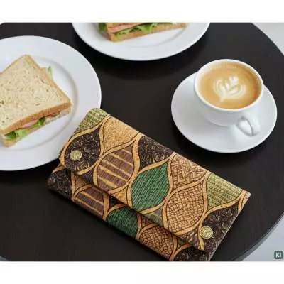 Produktbild: Original Kavatza Fitting Drops Deluxe Kork schwarz TPC47CR Tabaktasch am Strand