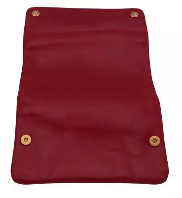 Produktbild: Original Kavatza Flamenco Deluxe Leder dunkelrot TP10CR offen außen