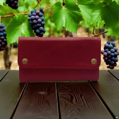 Produktbild: Original Kavatza Flamenco Deluxe Leder dunkelrot TP10CR mit Trauben