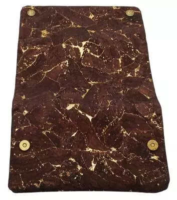 Produktbild: Original Kavatza Golden Earth Deluxe Kork TPC58CR Tabaktasche offen außen