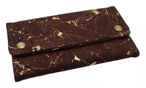 Produktbild: Original Kavatza Golden Earth Deluxe Kork TPC58CR Tabaktasche schräg