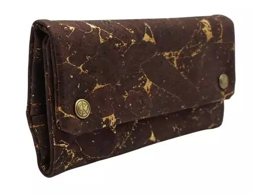 Produktbild: Original Kavatza Golden Earth Deluxe Kork TPC58CR Tabaktasche stehend