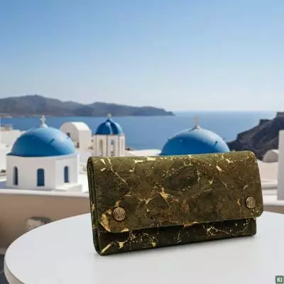 Produktbild: Original Kavatza Golden Olive Deluxe Kork TPC56CR Tabaktasche in Santorini
