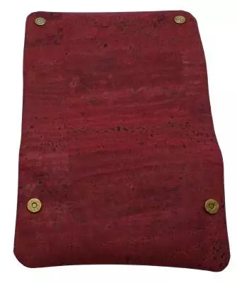 Produktbild: Original Kavatza Wine Deluxe Kork weinrot TPC42CR Tabaktasche offen außen