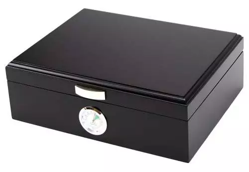 Produktbild: PASSATORE Humidor schwarz matt