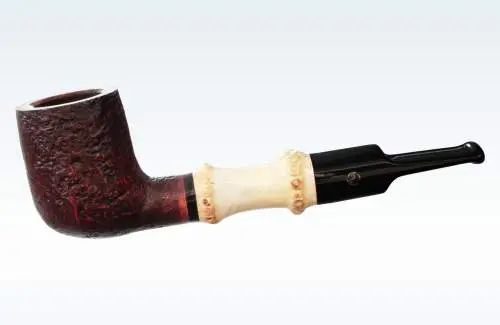 Produktbild: Rattray's Bamboo Billiard Sandblast Red 9mm Straight Billiard