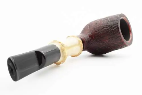 Produktbild: Rattray's Bamboo Billiard Sandblast Red 9mm Straight Billiard - Profilansicht