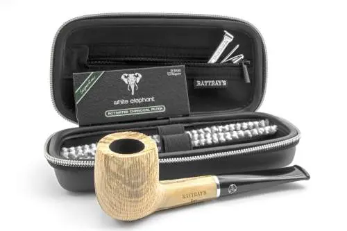 Produktbild: Rattray's Joy Olive Brushed 113 - Starter Set Straight Billiard - Lieferumfang