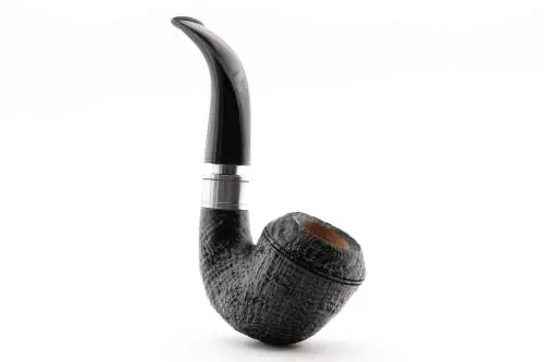 Produktbild: Rattray's Monarch Sandblast Black 15 Black Bent Rhodesian - Frontansicht