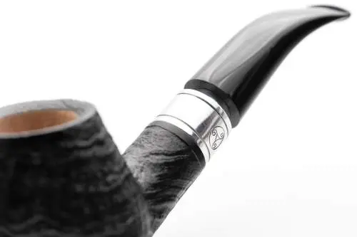 Produktbild: Rattray's Monarch Sandblast Black 4 Black Half-Bent Diplomat - Detailansicht