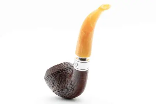 Produktbild: Rattray's Monarch Sandblast Brown 178 Yellow Half-Bent Rhodesian - Rückansicht