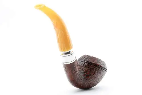 Produktbild: Rattray's Monarch Sandblast Brown 178 Yellow Half-Bent Rhodesian - Profilansicht