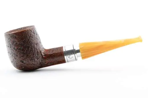 Produktbild: Rattray's Monarch Sandblast Brown 5 Yellow Straight Billiard - Seitenansicht