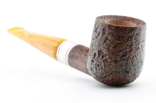 Produktbild: Rattray's Monarch Sandblast Brown 5 Yellow Straight Billiard - Frontansicht