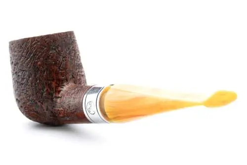 Produktbild: Rattray's Monarch Sandblast Brown 5 Yellow Straight Billiard - Rückansicht