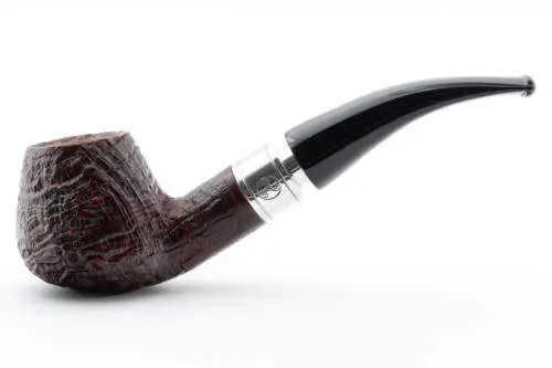 Produktbild: Rattray's Monarch Sandblast Red 4 Black Half-Bent Diplomat - Seitenansicht