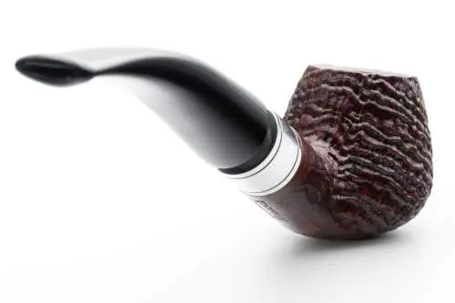 Produktbild: Rattray's Monarch Sandblast Red 4 Black Half-Bent Diplomat - Profilansicht