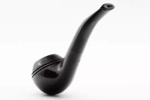 Produktbild: Rossi Pfeife Vulcano Black 673 liegend