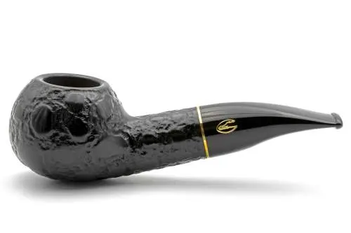 Produktbild: Savinelli Alligator Black 320 Half-Bent Diplomat - Seitenansicht