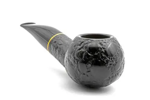 Produktbild: Savinelli Alligator Black 320 Half-Bent Diplomat - Frontansicht