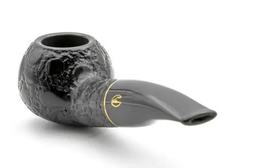 Produktbild: Savinelli Alligator Black 320 Half-Bent Diplomat - Rückansicht
