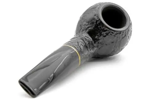 Produktbild: Savinelli Alligator Black 320 Half-Bent Diplomat - Profilansicht