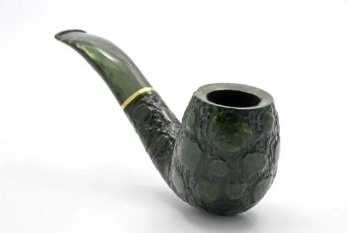 Produktbild: Savinelli Alligator Green 677 Bent Billiard - Frontansicht