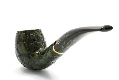 Produktbild: Savinelli Alligator Green 677 Bent Billiard - Rückansicht