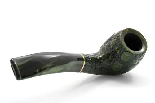 Produktbild: Savinelli Alligator Green 677 Bent Billiard - Profilansicht
