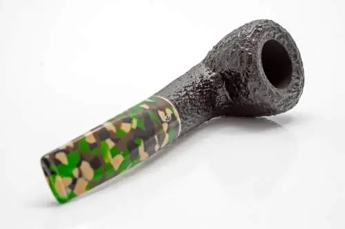 Produktbild: Savinelli Camouflage Rustic 316 Half-Bent Dublin - Profilansicht