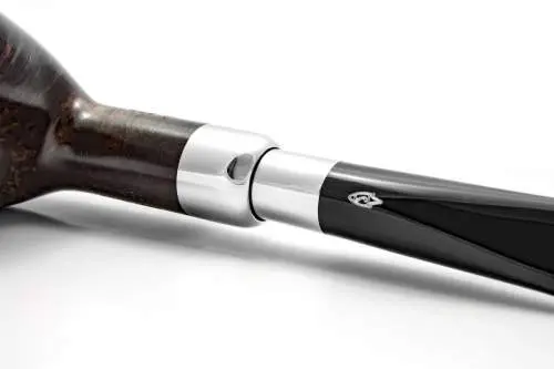Produktbild: Savinelli Cavaliere Grey 128 Straight Billiard - Detailansicht