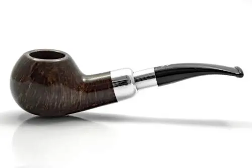 Produktbild: Savinelli Cavaliere Grey 321 Half-Bent Diplomat - Seitenansicht