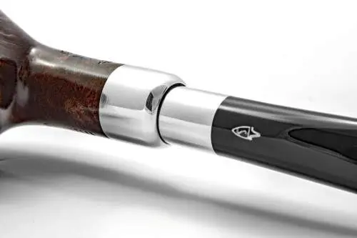 Produktbild: Savinelli Cavaliere Grey 636 Half-Bent Ball - Detailansicht