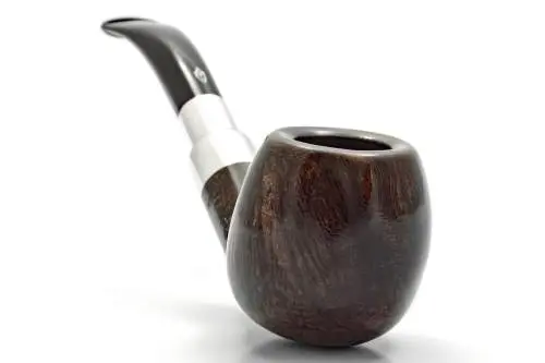 Produktbild: Savinelli Cavaliere Grey 636 Half-Bent Ball - Frontansicht
