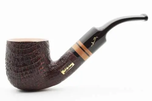 Produktbild: Savinelli Collection 25 Sandblast Panel Bent Classic - Seitenansicht